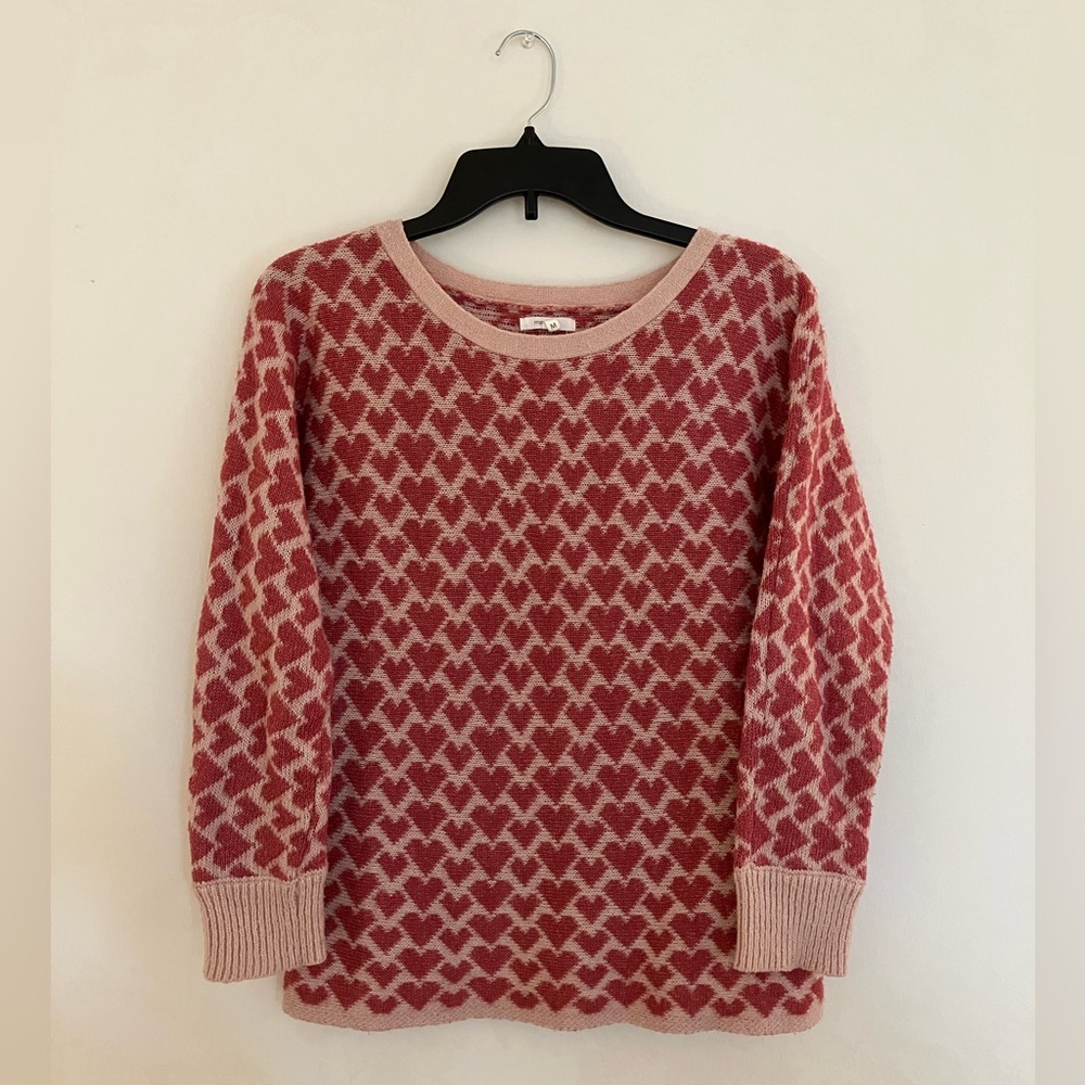 Maurices Heart Patterned Sweater